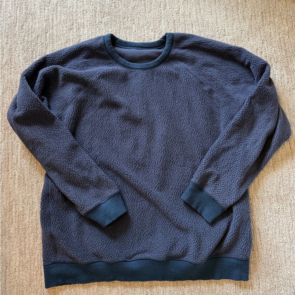 Patagonia Men's Reversible Shearling Crew Sweatshirt Size XL